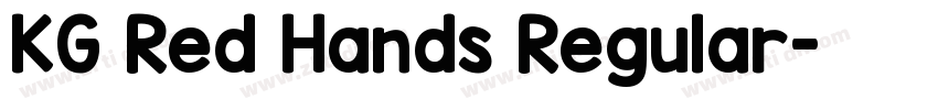 KG Red Hands Regular字体转换